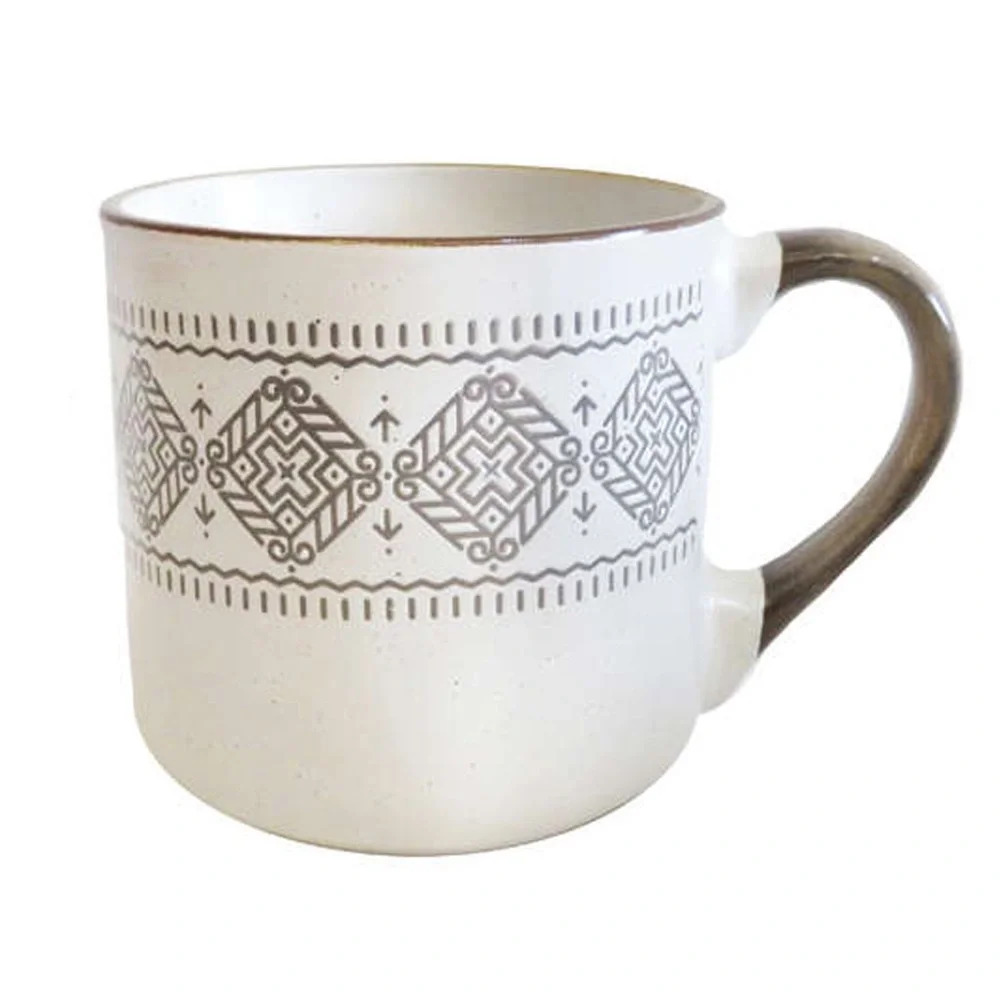 Casa Moderna Embossed Stoneware Mug 370 ml - Picture 2 of 4